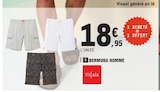 Bermuda Homme en promo à 18,95 € chez E.Leclerc Bermuda Homme dans le catalogue E.Leclerc