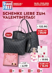 Aktueller Travel FREE Prospekt mit Eau De Parfum, "SCHENKE LIEBE ZUM VALENTINSTAG", Seite 1