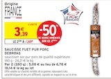 Saucisse Fuet Pur Porc - Debroas dans le catalogue Intermarché Hyper