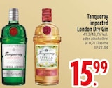 London Dry Gin Angebote von Tanqueray bei EDEKA Ingolstadt für 15,99 €