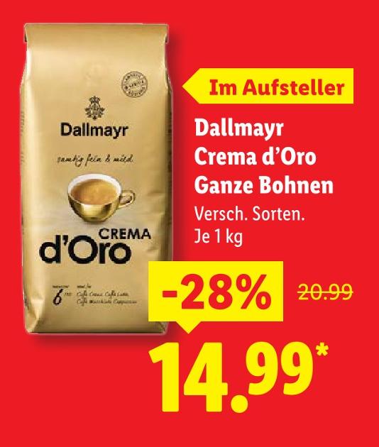 Crema d’Oro Ganze Bohnen