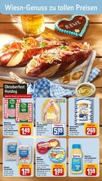 Weißwurst Angebot im aktuellen REWE Prospekt auf Seite 4