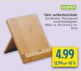 Tablet- und Kochbuchständer von KESPER im aktuellen diska Prospekt für 4,99 €