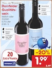 Aktuelles Dornfelder Qualitätswein Angebot bei Netto Marken-Discount in Bremen ab 1,99 €