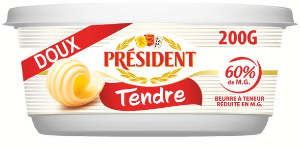 Président Beurre tendre