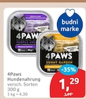 Hundenahrung im Angebot bei budni in Stade Hundenahrung Angebote von 4Paws bei budni Stade für 1,29 €