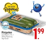 EDEKA Unterhaching - Minigurken Angebot im Prospekt Minigurken bei EDEKA im Unterhaching Prospekt für 1,99 €