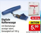 Digitale Kofferwaage im Angebot bei Zimmermann in Peine Digitale Kofferwaage Angebote bei Zimmermann Peine für 5,99 €