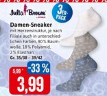 Damen-Sneaker im Angebot bei Kaufhaus Stolz in Cuxhaven Damen-Sneaker Angebote von Julia Brown by Stolz bei Kaufhaus Stolz Cuxhaven für 3,99 €