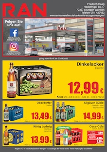 Coca Cola im RAN Prospekt "RAN" mit 2 Seiten (Stuttgart)