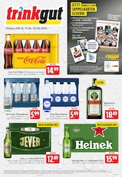 Trinkgut Discounter Prospekt der aktuellen Woche mit 8 Seiten, gültig von 15.06.2026 bis 20.06.2026, in Bad Kreuznach und Umgebung Aktueller Trinkgut Discounter Prospekt in Bad Kreuznach und Umgebung, "Aktuelle Angebote" mit 8 Seiten, 15.06.2026 - 20.06.2026
