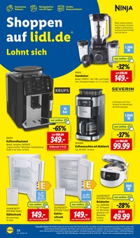 Kühlschrank im aktuellen Lidl Prospekt (Rheda-Wiedenbrück) Kühlschrank im Lidl Prospekt "LIDL LOHNT SICH" mit 65 Seiten (Rheda-Wiedenbrück)