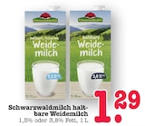 haltbare Weidemilch 1,5% Fett bei E center im Baden-Baden Prospekt für 1,29 €