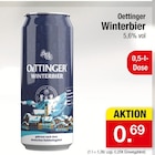 Winterbier Angebote von Oettinger bei Zimmermann Göttingen für 0,69 €