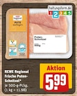 Frische Puten-Schnitzel im Angebot bei REWE in München Frische Puten-Schnitzel Angebote von REWE Regional bei REWE München für 5,99 €