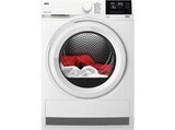 TR7T60580 Wärmepumpentrockner Serie 7000 SensiDry® mit Wärmepumpentechnologie (8 kg, Weiß / Weiß) im MediaMarkt Saturn Prospekt TR7T60580 Wärmepumpentrockner Serie 7000 SensiDry® mit Wärmepumpentechnologie (8 kg, Weiß / Weiß) von AEG im aktuellen MediaMarkt Saturn Prospekt für 549,99 €