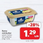 mit Butter Angebote von Rama bei Markant Nordwest Emden für 1,29 €