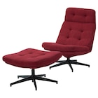 Aktuelles Sessel und Hocker Lejde rot/braun Lejde rot/braun Angebot bei IKEA in Magdeburg ab 449,00 €
