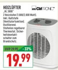 Heizlüfter Angebote von Clatronic bei Marktkauf Arnsberg für 19,99 €