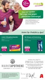 mea - meine apotheke Prospekt für Gunzenhausen mit 4 Seiten mea - meine apotheke Prospekt für Gunzenhausen: "Unsere April-Angebote", 4 Seiten, 01.04.2026 - 30.04.2026