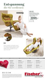 Fernsehsessel im Polstermöbel Fischer Prospekt "Exklusives Wohndesign." mit 24 Seiten (Regensburg)