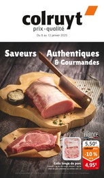 Prospectus Colruyt, "Saveurs Authentiques & Gourmandes",  pages, 08/01/2025 - 12/01/2025