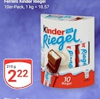 GLOBUS Hattersheim - Kinder Riegel Angebot im Prospekt Kinder Riegel bei GLOBUS im Hattersheim Prospekt für 2,22 €