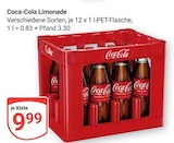 Limonade im Angebot bei GLOBUS in Gera Limonade Angebote von Coca-Cola bei GLOBUS Gera für 9,99 €