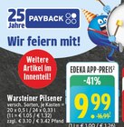 Pilsener Angebote von Warsteiner bei EDEKA Detmold für 9,99 €