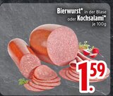 Bierwurst Angebote bei EDEKA Straubing für 1,59 €