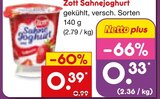 Aktuelles Sahnejoghurt Angebot bei Netto Marken-Discount in Wuppertal ab 0,33 €