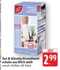 Einmalhandschuhe aus Nitril Angebote von Gut & Günstig bei E center Ulm für 2,99 €
