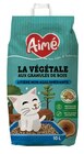 Litière non agglomérante pour chat la Végétale - AIME en promo chez Carrefour Litière non agglomérante pour chat la Végétale - AIME dans le catalogue Carrefour