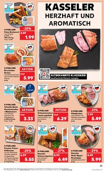 Rollbraten im Kaufland Prospekt "KNÜLLER" mit 56 Seiten (Moers)