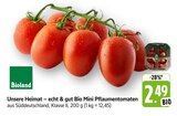 Aktuelles Unsere Heimat – echt & gut Bio Mini Pflaumentomaten Angebot bei EDEKA in Saarbrücken ab 2,49 €