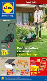 Catalogue Lidl "Profiter d'offres exclusives, ça vaut le coup." à Abzac et alentours, 17 pages, 19/03/2026 - 25/03/2026