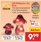 LED Pilzfiguren im Angebot bei Netto Marken-Discount in Bochum LED Pilzfiguren Angebote bei Netto Marken-Discount Bochum für 9,99 €