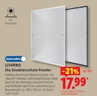 Bauelemente im Lidl Prospekt Alu-Insektenschutz-Fenster von LIVARNO im aktuellen Lidl Prospekt für 17,99 €