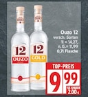 Ouzo 12 für 9,99 € bei EDEKA im Angebot Ouzo 12 im aktuellen EDEKA Prospekt