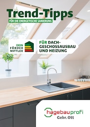 Aktueller Gebrüder Ott Baustoffe Prospekt, "Trend-Tipps FÜR DIE ENERGETISCHE SANIERUNG", mit Angeboten der Woche, gültig von 18.10.2024 bis 18.10.2024