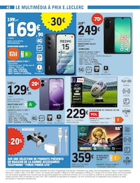 Offre Hisense dans le catalogue E.Leclerc du moment à la page 42