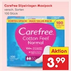 Slipeinlagen Maxipack von Carefree für 3,99 € bei Netto Marken-Discount im Angebot Slipeinlagen Maxipack von Carefree im aktuellen Netto Marken-Discount Prospekt