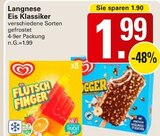 Eis Klassiker Angebote von Langnese bei WEZ Bad Oeynhausen für 1,99 €