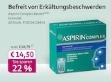 Aspirin Complex Beutel von  im aktuellen mea - meine apotheke Prospekt für 14,50 €