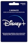 Geschenkkarten für 3 und 6 Monate Angebote von Disney+ bei Penny Hannover