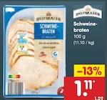 Schweinebraten Angebote bei Netto Marken-Discount Flensburg für 1,11 €