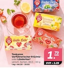 Verführerischer Früchte- oder Ländertee Angebote von Teekanne bei Netto mit dem Scottie Potsdam für 1,79 €