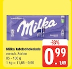 Tafelschokolade bei EDEKA im Fredenbeck Prospekt für 0,99 €