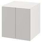 Schrank weiß grau/1 Boden im Angebot bei IKEA in Neustadt Schrank weiß grau/1 Boden Angebote von SMÅSTAD / PLATSA bei IKEA Neustadt für 97,00 €