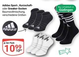 Sport-, Kurzschaft- oder Sneaker-Socken im Angebot bei GLOBUS in Saarbrücken Sport-, Kurzschaft- oder Sneaker-Socken Angebote von Adidas bei GLOBUS Saarbrücken für 10,99 €
